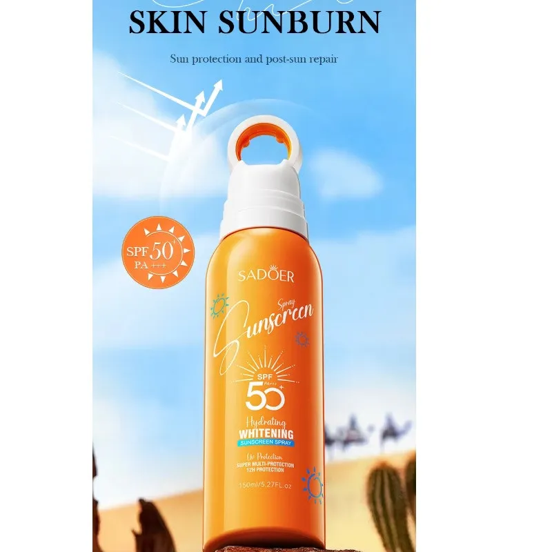 اسپری ضدآفتاب بدون رنگ سادور SPF 50 مدل سبک محافظ UVA ، UVB و +++PA حاوی آبرسان مناسب انواع پوست حجم 150 میلی لیتر - تصویر 2