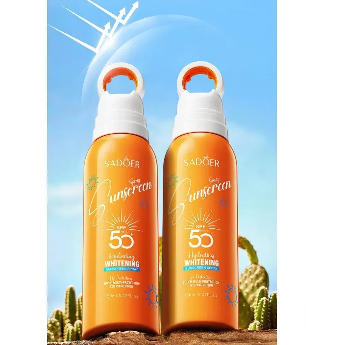 اسپری ضدآفتاب بدون رنگ سادور SPF 50 مدل سبک محافظ UVA ، UVB و +++PA حاوی آبرسان مناسب انواع پوست حجم 150 میلی لیتر - تصویر 3