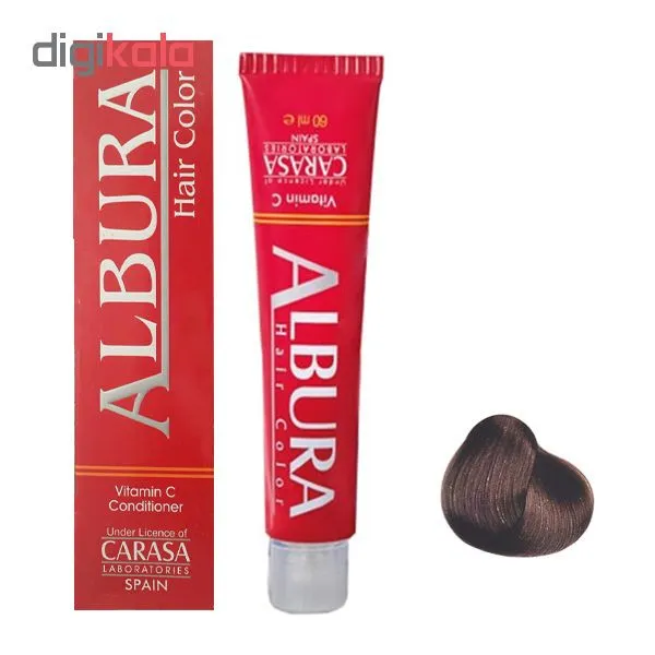 رنگ مو آلبورا مدل carasa شماره A5-6.11 حجم 100 میلی لیتر رنگ بلوند خاکستری تیره - تصویر 2