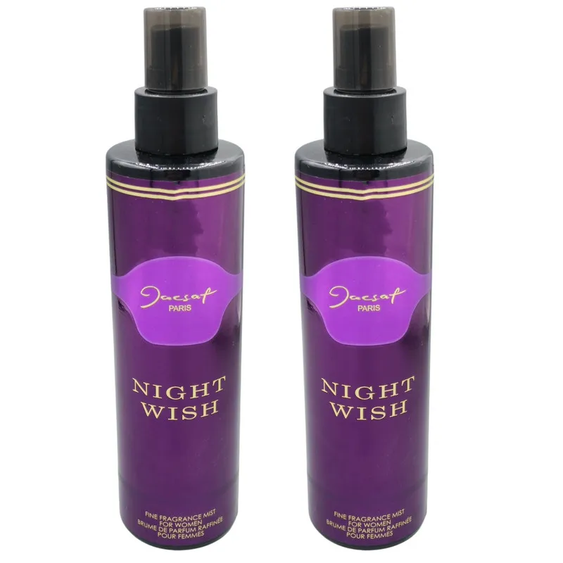 بادی اسپلش زنانه ژک ساف مدل Night wish حجم 200 میلی لیتر مجموعه دو عددی