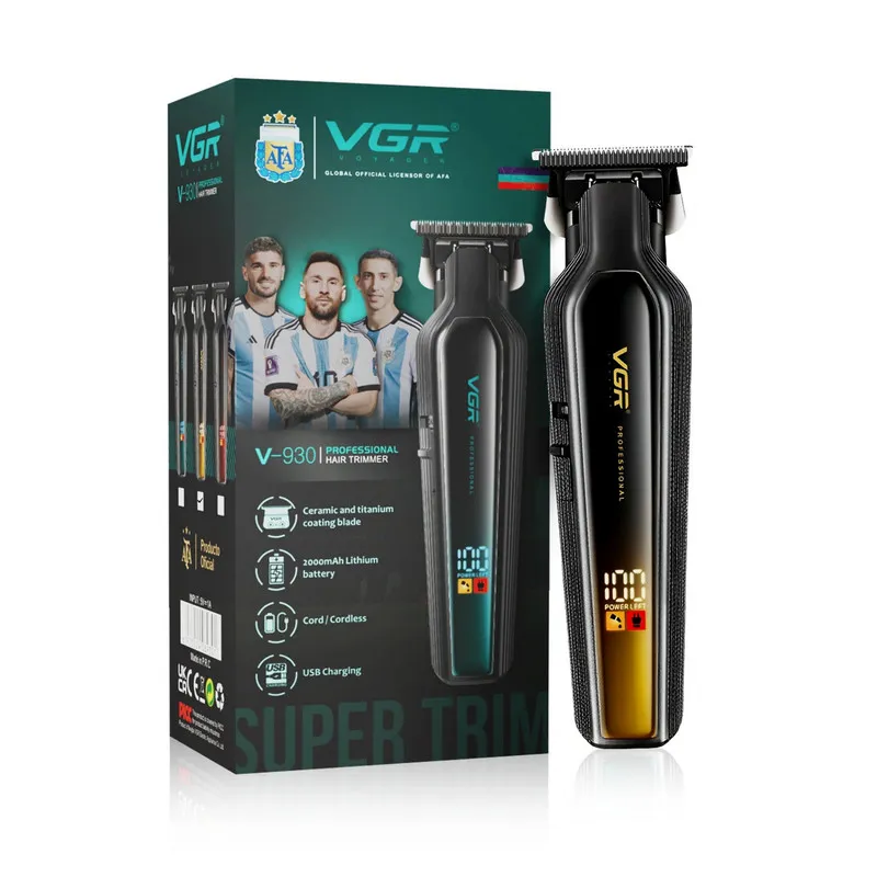 ماشین اصلاح موی سر و صورت شارژی وی جی ار مدل V-930 - تصویر 4