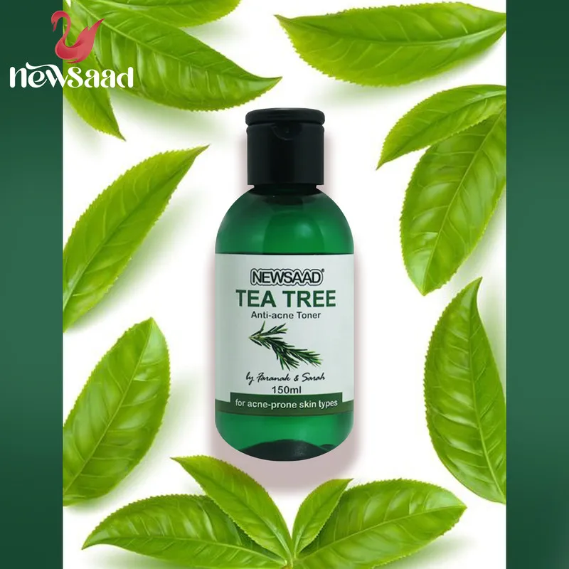 تونر پاک کننده صورت نیوساد مدل Tee Tree مناسب برای پوست آکنه ای حجم 150 میلی لیتر بسته 5 عددی - تصویر 4