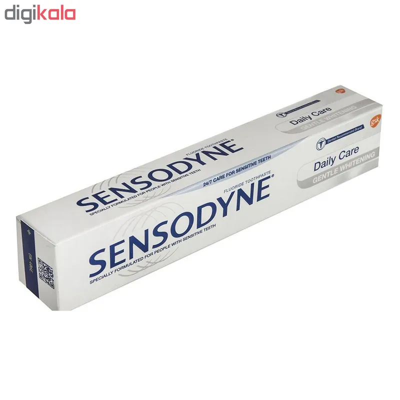 خمیر دندان سنسوداین سری Daily Care مدل Gentle Whitening حجم 75 میلی لیتر مجموعه 2 عددی - تصویر 2