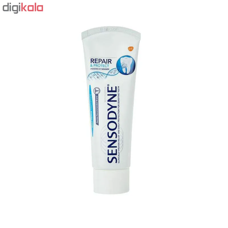 خمیر دندان سنسوداین مدل Repair & Protect حجم 75 میلی لیتر مجموعه 2 عددی - تصویر 2