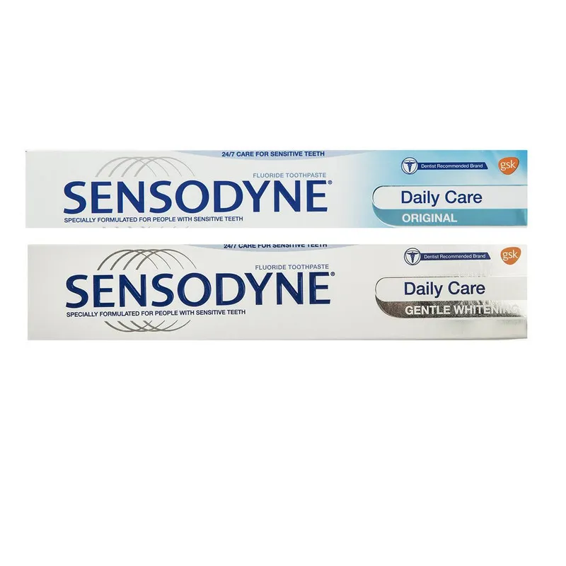 خمیر دندان سنسوداین سری Daily Care حجم 75 میلی لیتر مجموعه 2 عددی