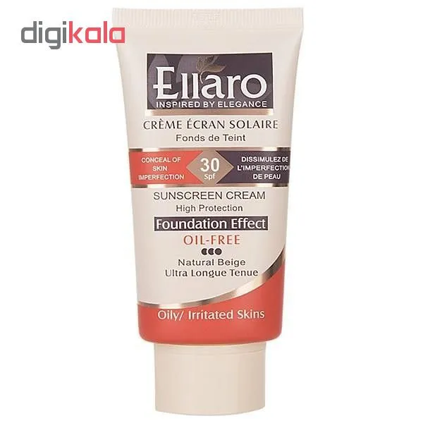 کرم ضد آفتاب الارو سری Foundation Effect مدل Oil Free تحت لیسانس حجم 40 میلی لیتر - تصویر 3