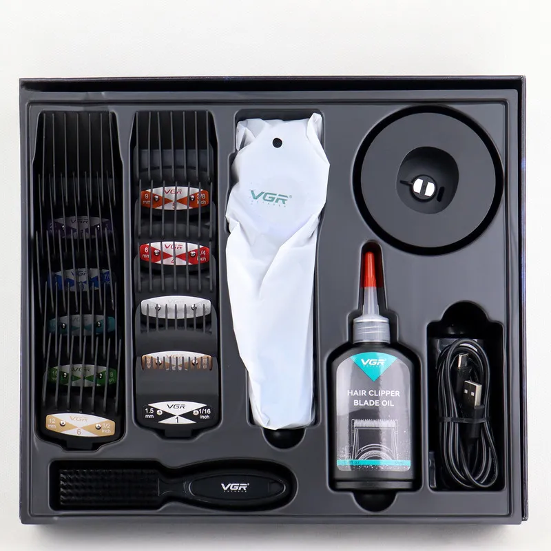 ماشین اصلاح موی سر و صورت شارژی وی جی ار مدل V-001 - تصویر 5