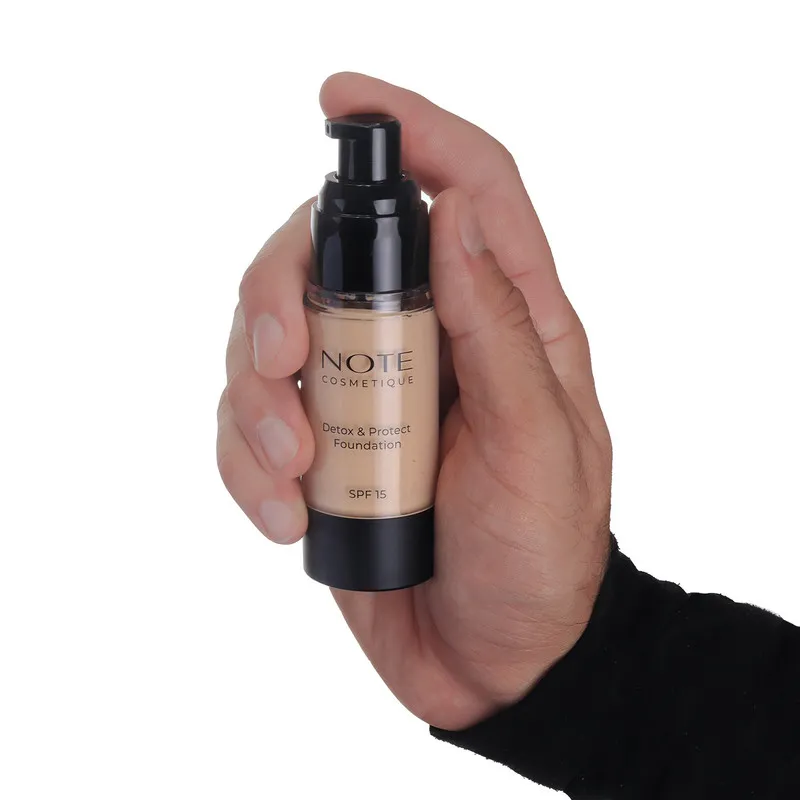کرم پودر مایع spf 15 نوت شماره 9 مناسب برای انواع پوست حجم 35 میلی لیتر - تصویر 4