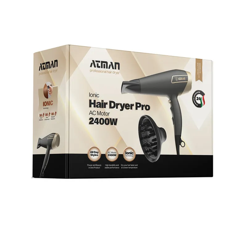 سشوار حرفهای 2400 وات آتمن مدل BY-5962 - تصویر 5