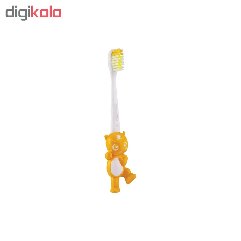 مسواک کودک آکواتیک مدل Tigar با برس نرم - تصویر 3