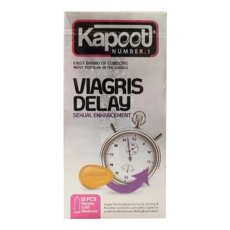 کاندوم تاخیری کاپوت مدل 45min بسته 12 عددی به همراه کاندوم ویاگرا کاپوت مدل Diagris Delay بسته 12 عددی - تصویر 2