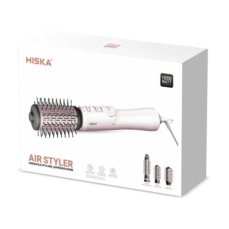سشوار برس دار چرخشی 1000 وات هیسکا مدل H5255 - تصویر 5