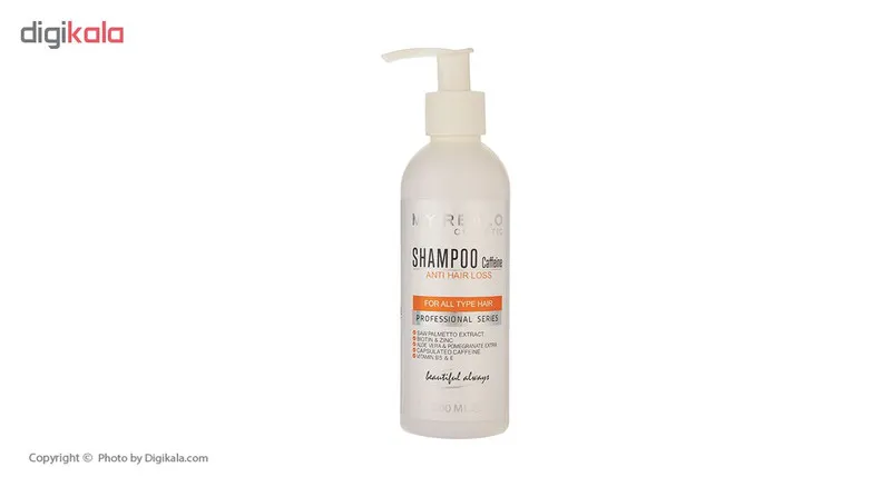 شامپو کافئین مای رئال اُ مدل Anti Hair lose حجم 200 میلی لیتر - تصویر 3