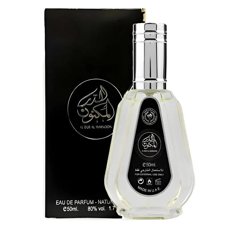 ادو پرفیوم مردانه ارض الزعفران للتجاره مدل الدر المکنون با رایحه تلخ حجم 50 میلی لیتر