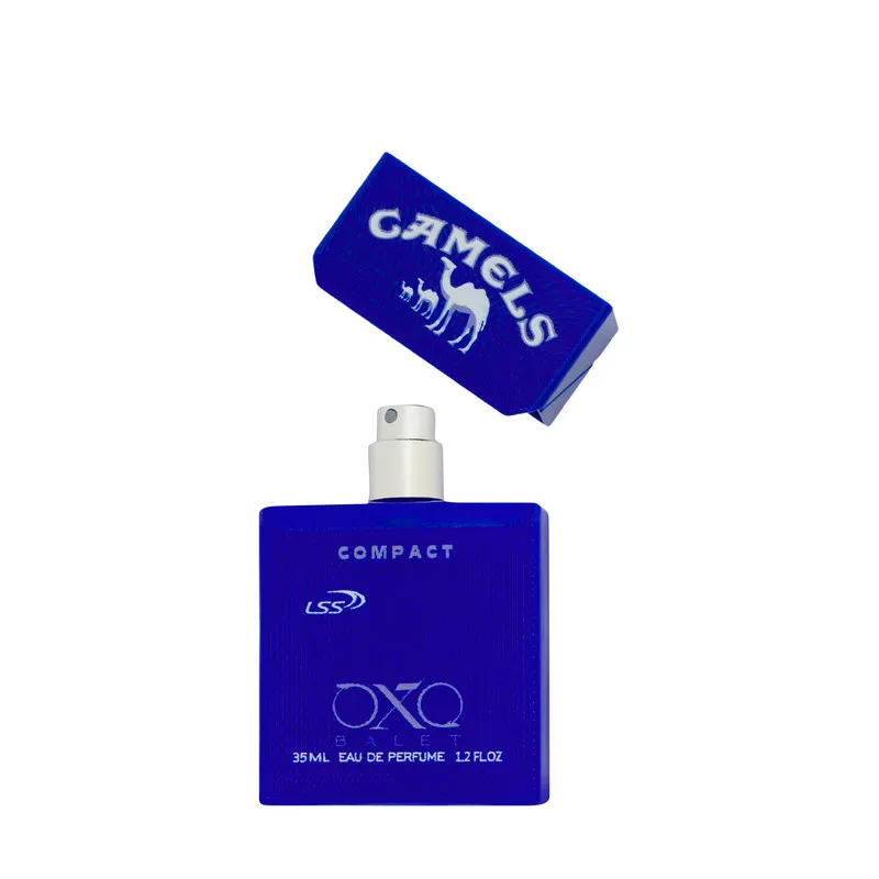 عطر جیبی مردانه اکس بالت مدل camels compact dark blue با رایحه گرم حجم 35 میلیلیتر - تصویر 4