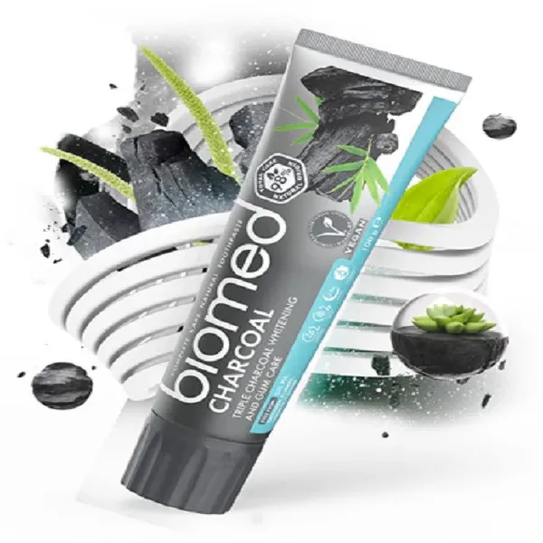 خمیر دندان جرم گیر بیومد مدل CHARCOAL حجم 75 میلی لیتر - تصویر 3