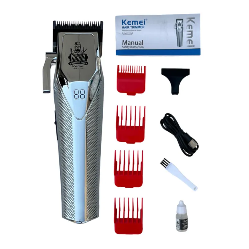 ماشین اصلاح موی سر و صورت شارژی کیمی مدل KM-1770 - تصویر 2