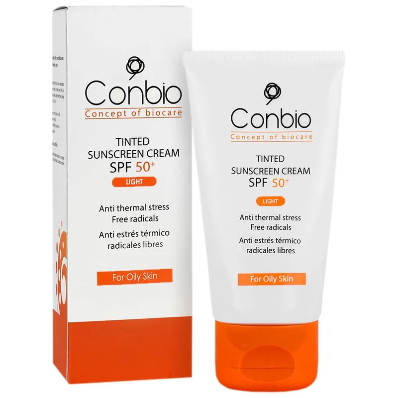 کرم ضد آفتاب رنگی کانبیو SPF 50 مدل Li محافظ UVA،UVB مناسب برای پوستهای چرب حجم 50 میلیلیتر - تصویر 2