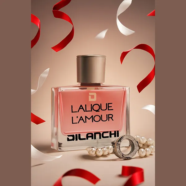 ادو پرفیوم زنانه دیلانچی مدل lalique l'amour  با رایحه معتدل حجم 100 میلی‌لیتر - تصویر 2