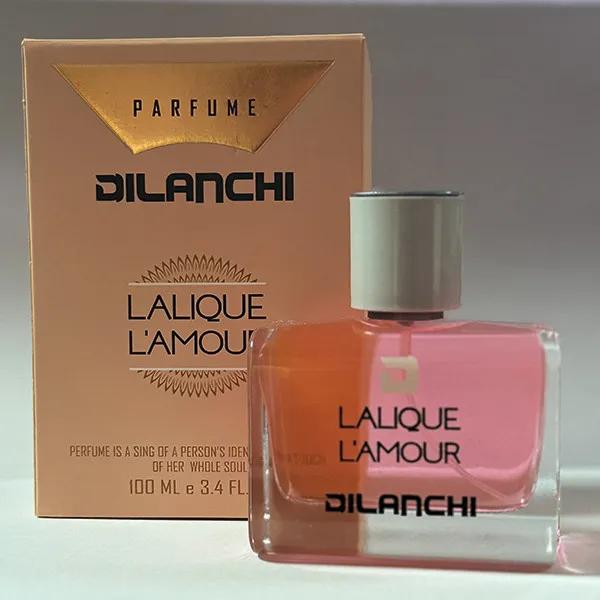 ادو پرفیوم زنانه دیلانچی مدل lalique l'amour  با رایحه معتدل حجم 100 میلی‌لیتر - تصویر 3