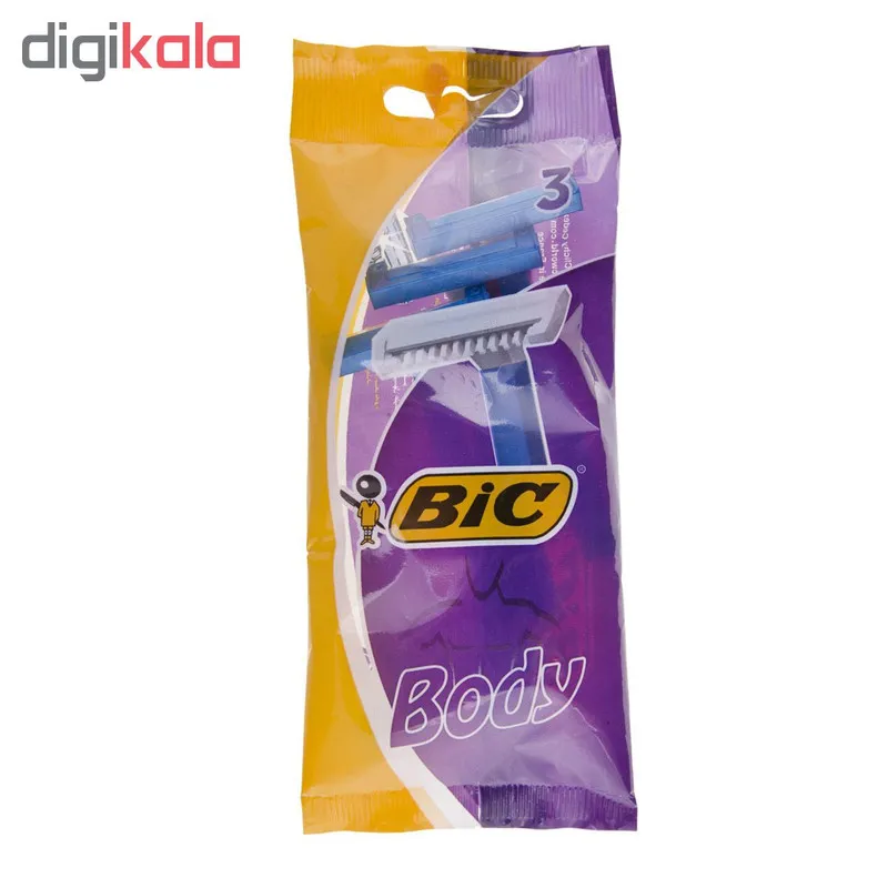 خود تراش بیک مدل Body بسته 3 عددی - تصویر 2