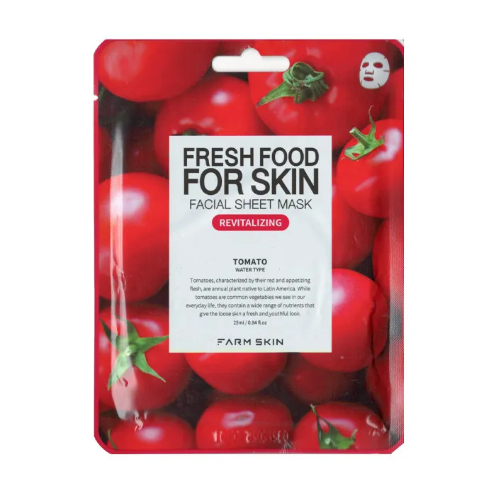 ماسک صورت فارم اسکین مدل TOMATO مناسب برای انواع پوست حجم 25 میلی لیتر - تصویر 2