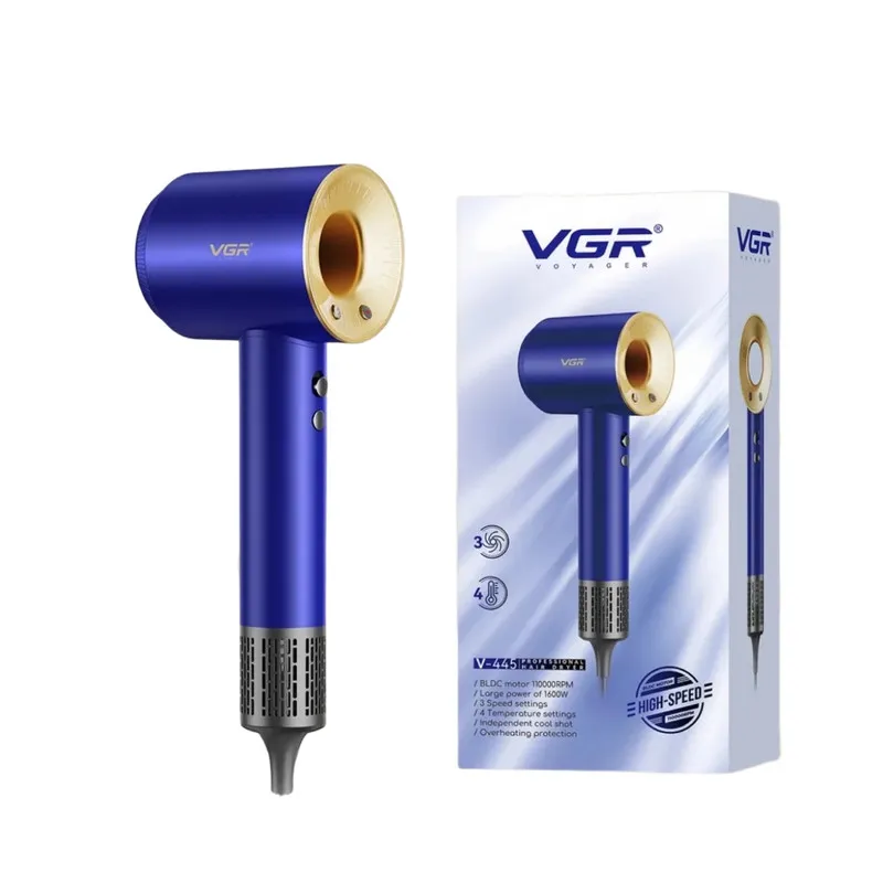 سشوار حرفه ای 1600 وات وی جی ار مدل v-445 - تصویر 2