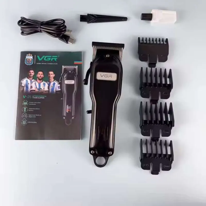 ماشین اصلاح موی سر و صورت شارژی وی جی ار مدل V-251 - تصویر 2