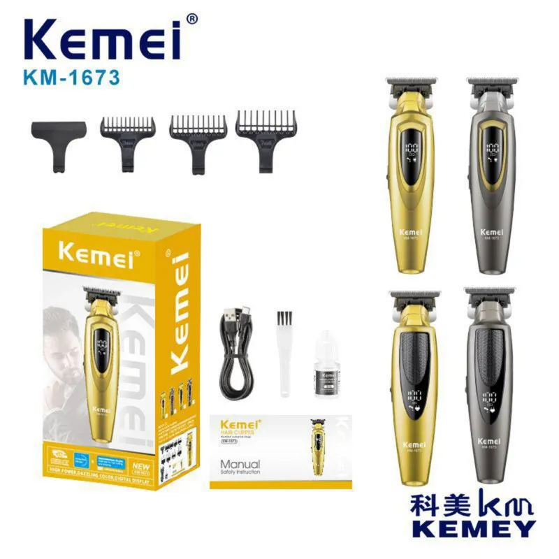 ماشین اصلاح موی سر و صورت شارژی کیمی مدل km-1673 - تصویر 2