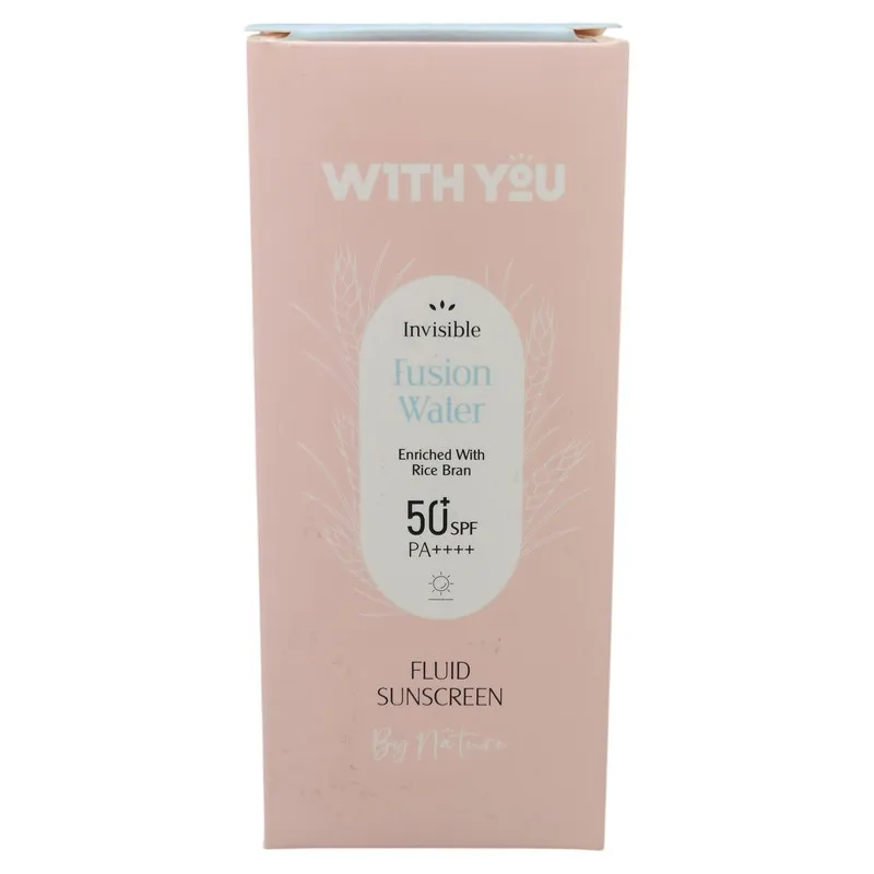 فلوئید ضد آفتاب بدون رنگ ویت یو spf50 مدل فیوژن محافظ UVA،UVB مناسب برای انواع پوست حجم 60 میلی لیتر - تصویر 3