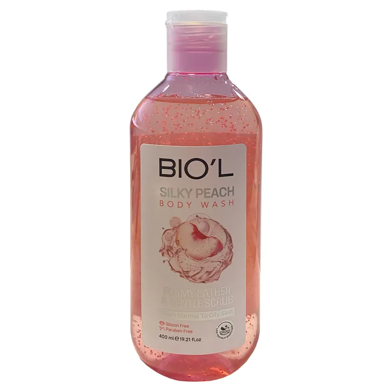 شامپو بدن بیول مدل SILKY PEACH با رایحه هلو ابریشمی مناسب برای پوست چرب و معمولی حجم 400 میلی لیتر - تصویر 2