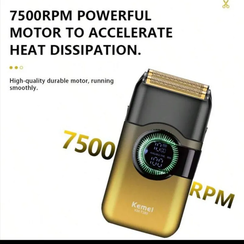 ماشین اصلاح موی صورت شارژی کیمی مدل KM-T389 - تصویر 2