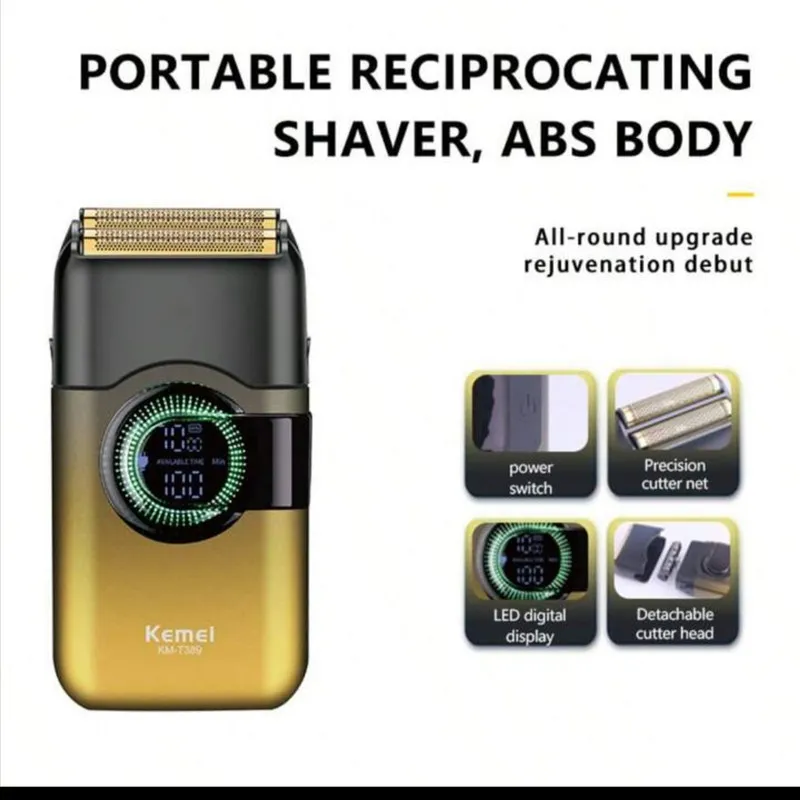 ماشین اصلاح موی صورت شارژی کیمی مدل KM-T389 - تصویر 3