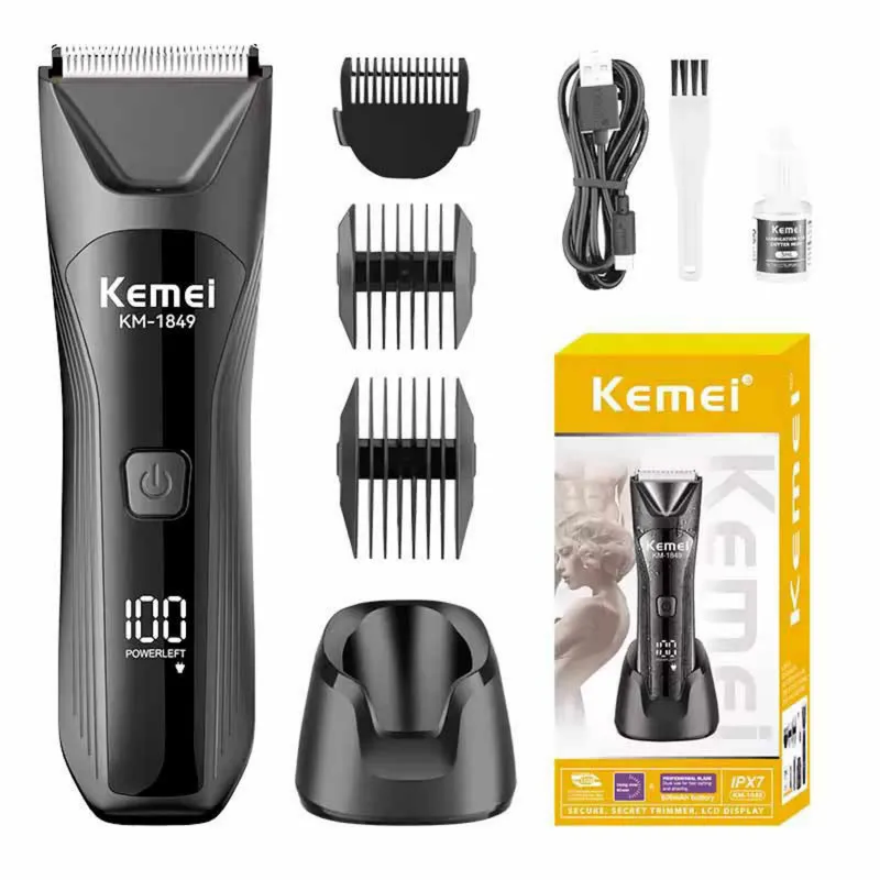 ماشین اصلاح موی سر و صورت شارژی کیمی مدل KM-1849 - تصویر 3