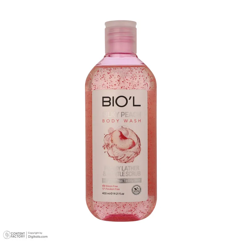 شامپو بدن بیول مدل Silky Peach با رایحه هلو مناسب برای پوست چرب و معمولی حجم 400 میلی لیتر - تصویر 2