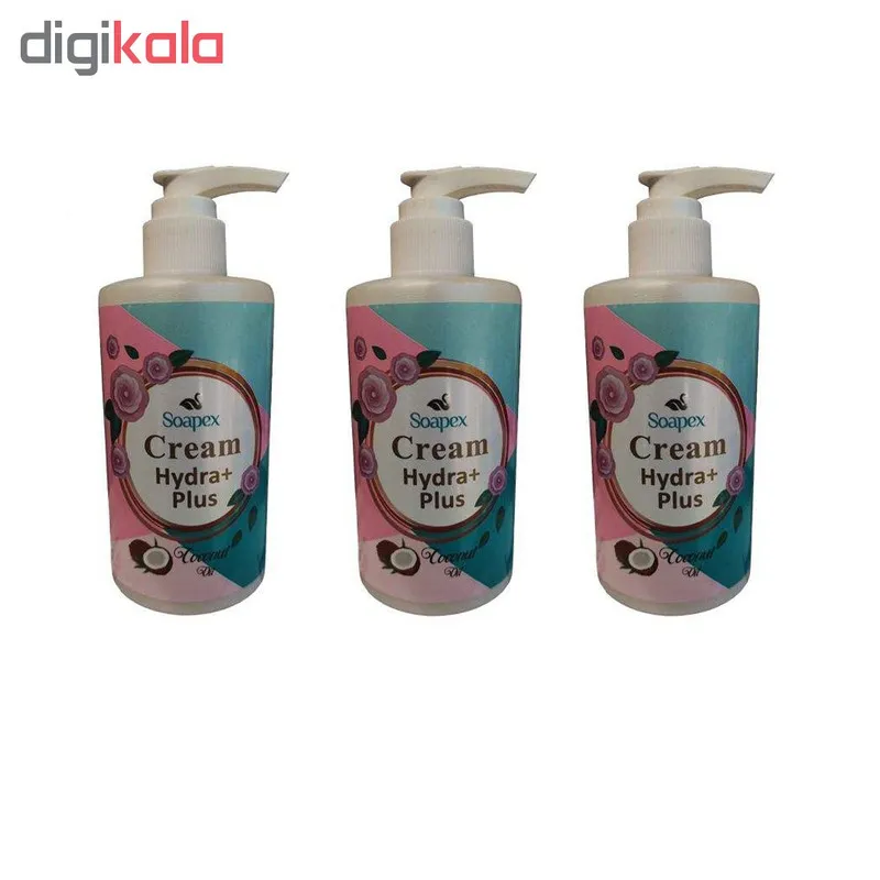 کرم آبرسان سوپکس مدل نارگیل حجم 250 میلی لیتر مجموعه 3 عددی - تصویر 2