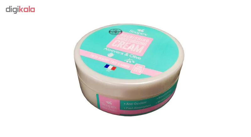 کرم مرطوب کننده سوپکس مدل ALOEVERA حجم 200 میلی لیتر مجموعه 3 عددی - تصویر 2