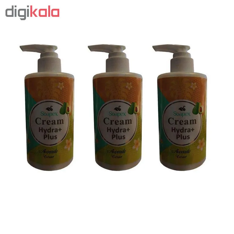 کرم آبرسان سوپکس مدل آووکادو حجم 250 میلی لیتر مجموعه 3 عددی - تصویر 2
