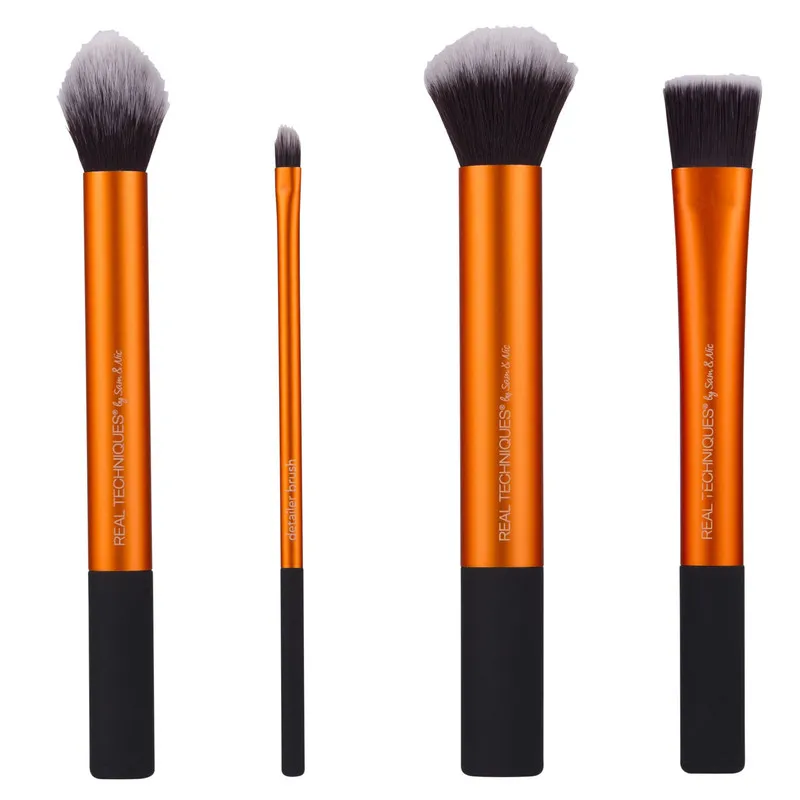 ست برس آرایشی ریل تکنیکس مدل flawless کد 01 بسته 4 عددی