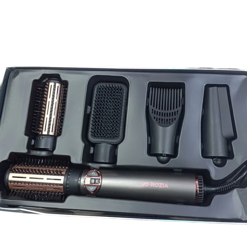 سشوار برسدار چرخشی 1000 وات روزیا مدل HC8116 5in1 - تصویر 3