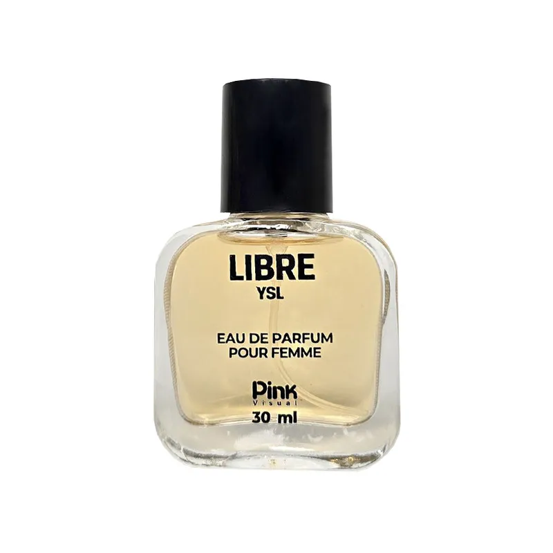 عطر جیبی زنانه پینک ویژوآل مدل Libre Ysl با رایحه شیرین حجم 30 میلیلیتر