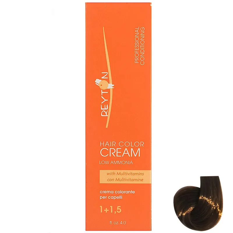 رنگ مو ریتون سری Tabacco مدل Light Tabacco Brown شماره 8.35 حجم 120 میلی لیتر رنگ شکلاتی روشن