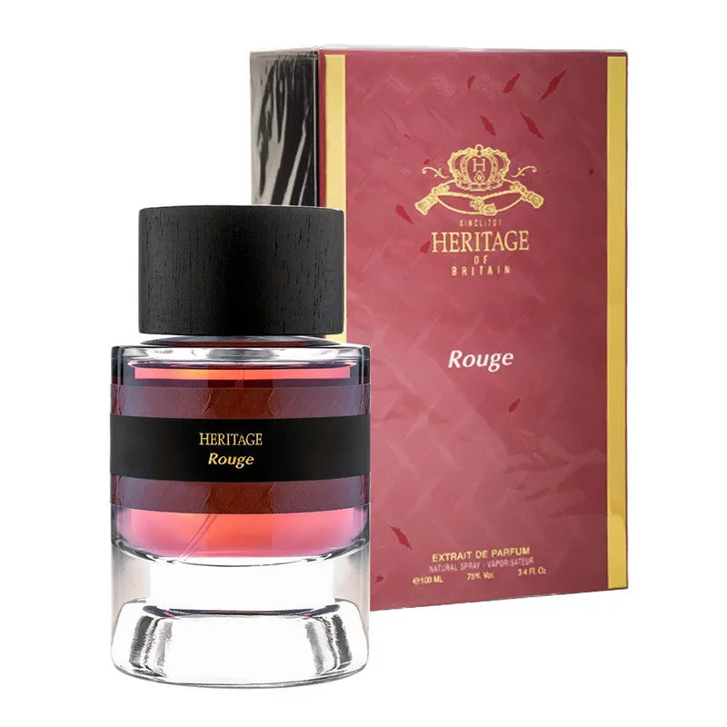 ادوپرفیوم زنانه هریتیج مدل Rouge با رایحه خنک و شیرین حجم 100 میلی‌لیتر - تصویر 2
