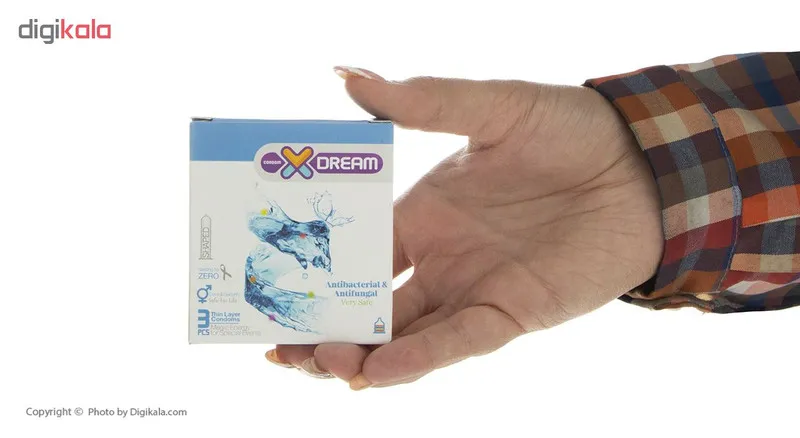 کاندوم ایکس دریم مدل Antibacterial And Antifungal بسته 3 عددی - تصویر 5