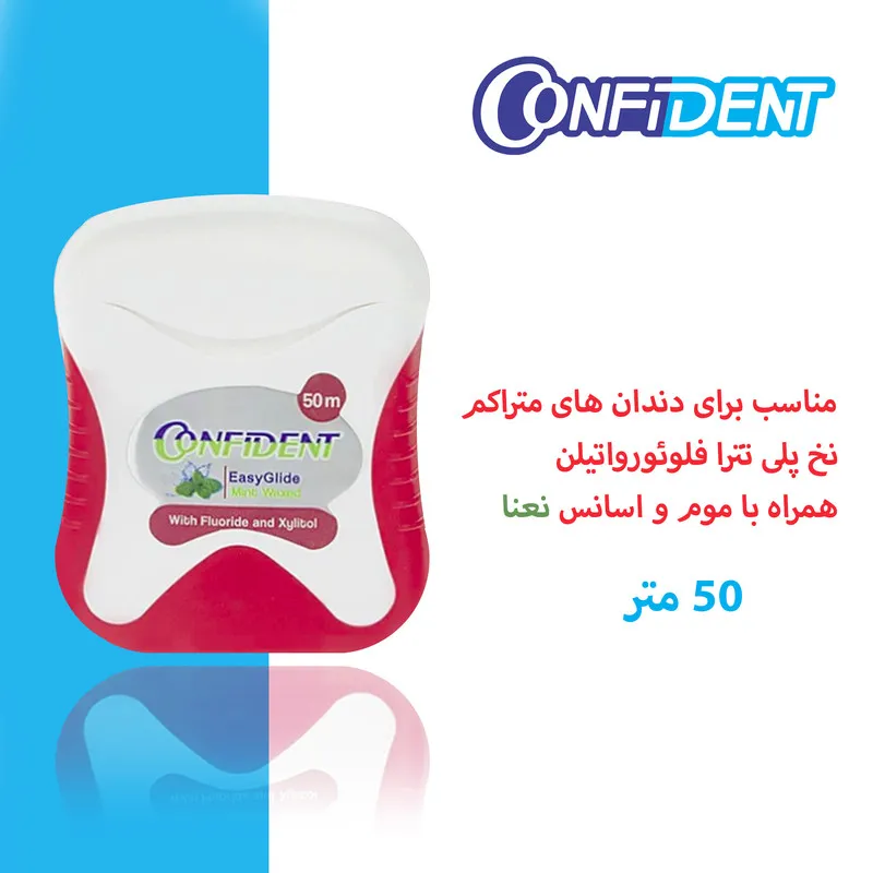 نخ دندان کانفیدنت مدل EASY GLIDE مجموعه 2 عددی - تصویر 5