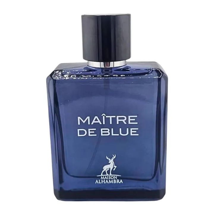 ادو پرفیوم مردانه الحمبرا مدل MAITRE DE BLUE با رایحه خنک حجم 100 میلی لیتر - تصویر 2