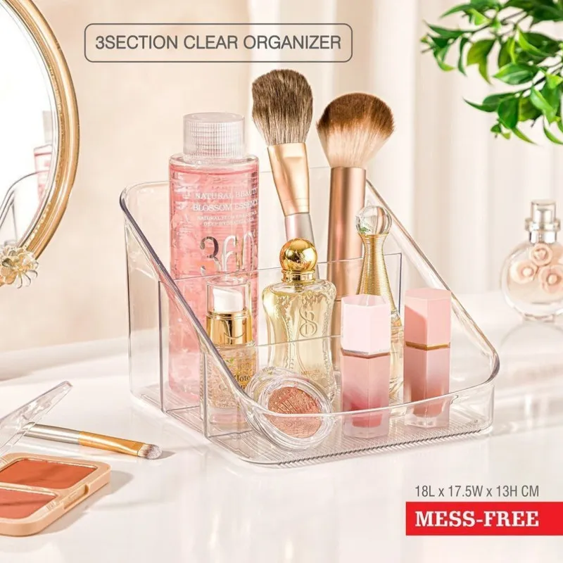 استند لوازم آرایشی لیمون مدل سه خانه کد 2366 - تصویر 3