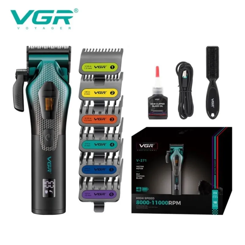 ماشین اصلاح موی سر و صورت شارژی وی جی آر مدل  V-271 - تصویر 3