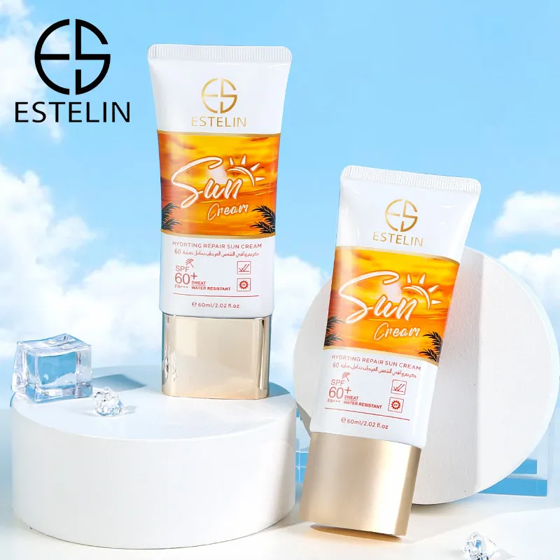 کرم ضد آفتاب بدون رنگ دست و صورت استیلن spf60 مدل Hydrating Repair محافظ UVA،UVB مناسب برای انواع پوست حجم 60 میلی لیتر - تصویر 2