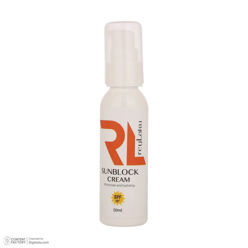 کرم ضد آفتاب بیرنگ صورت ری لاکو SPF 50 مدل Vitamin E محافظ UVA،UVB مناسب برای انواع پوست حجم 50 میلیلیتر - تصویر 2